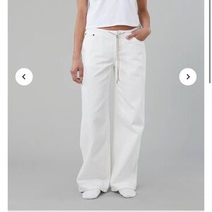 Women's White Flare & Wide Leg Jeans